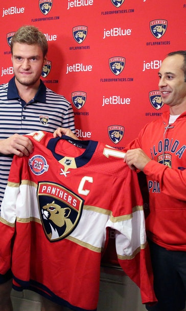 Barkov takes over as captain of Florida Panthers
